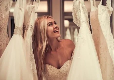 Menyasszonyi ruhák között