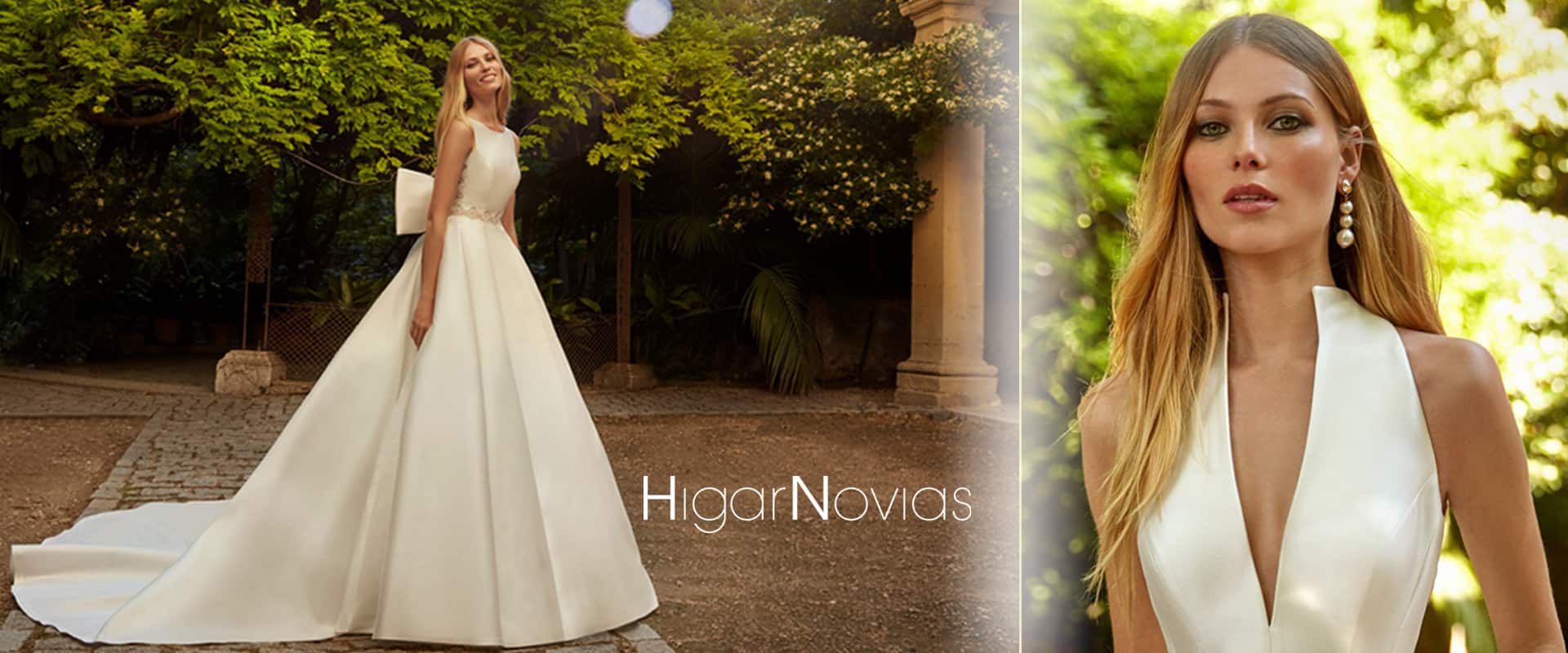 Higar Novias spanyol menyasszonyi ruha kollekció főoldali bannere