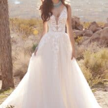 A-vonalú szalagavató ruha