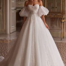 Buggyos ujjú szalagavató ruha