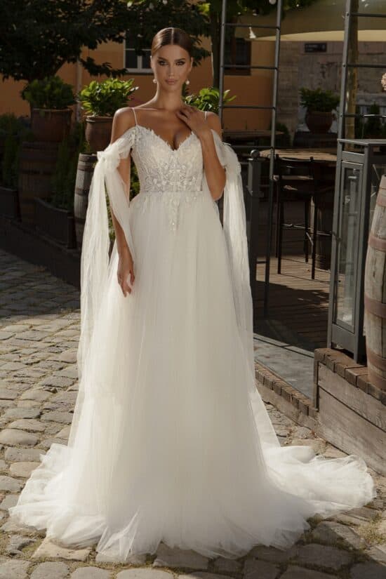 tüll szalagavató ruha