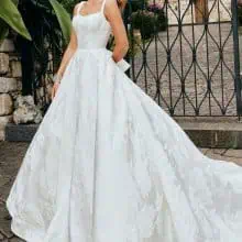 52075-15726 Jacquard esküvői ruha