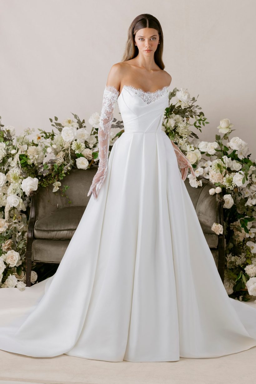 letisztult menyasszonyi ruha