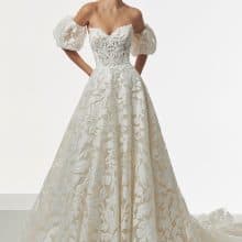 extravagáns menyasszonyi ruha