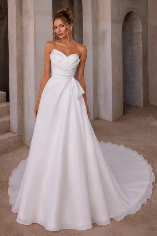 Organza menyasszonyi ruha