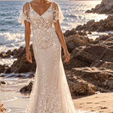 Golden-Hour Beach Bride Jenna